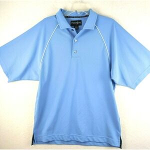 FootJoy Men's Loose Fit Medium Golf Golfer Polo‎ Shirt Blue Size M
